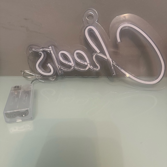 Target Cheers LED Sign - White - Picture 2 of 3